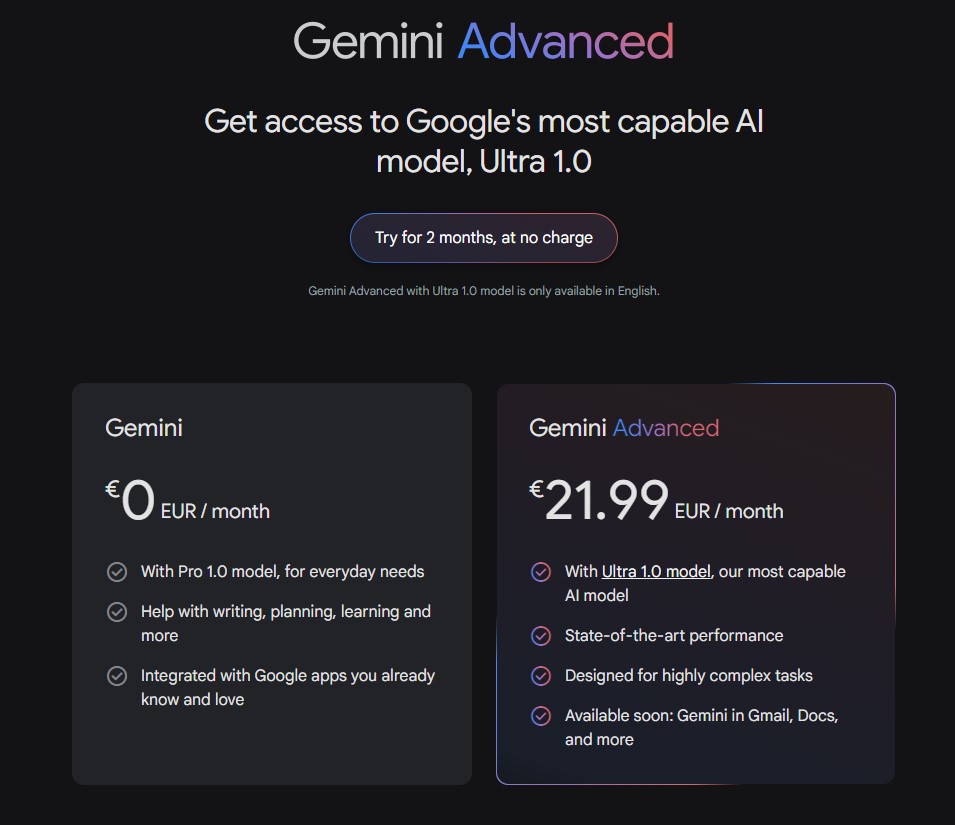 Gemini Advanced Deutsch